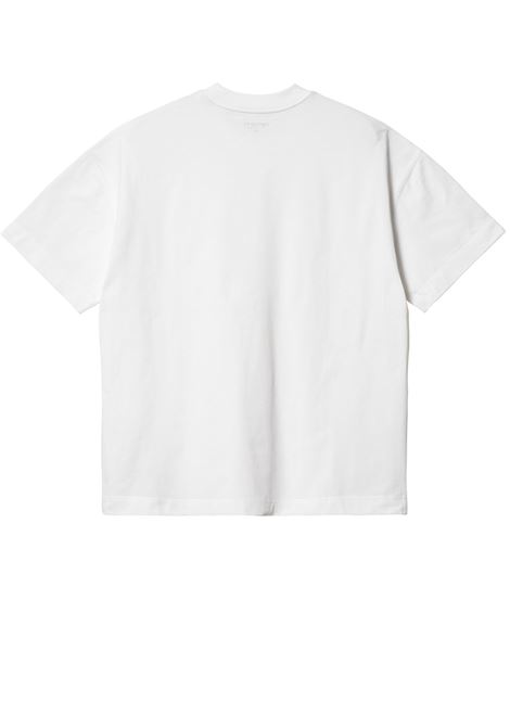 ss link scrip t-shirt man white CARHARTT WIP | I0313730D2.XX